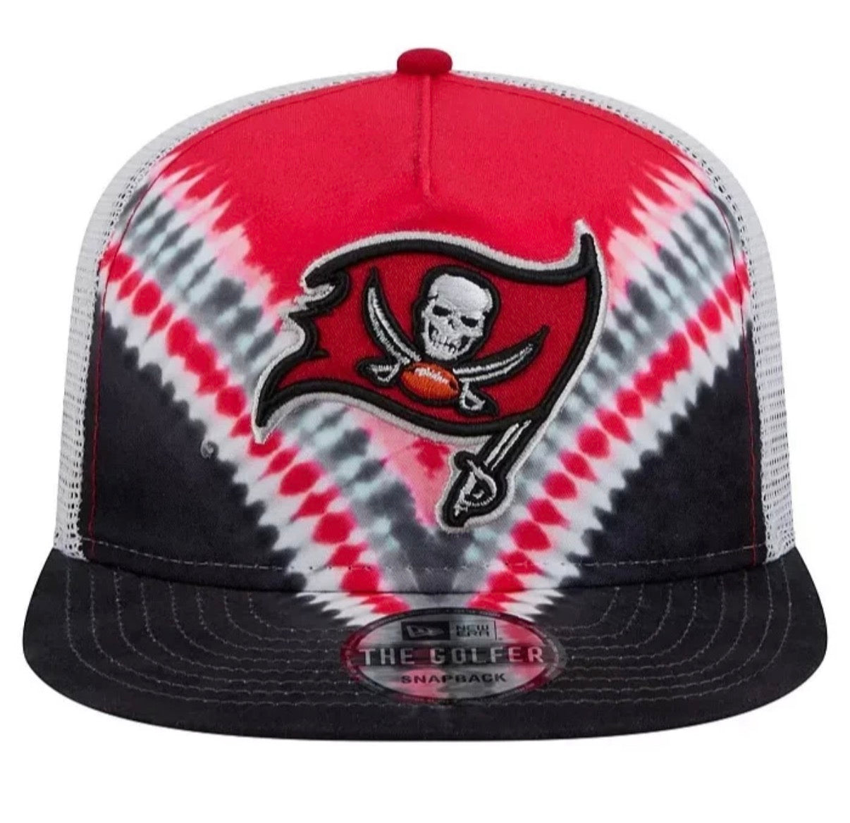 Tampa Bay Buccaneers New Era Tie Dye Golfer Snapback Hat
