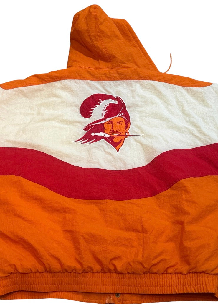 Authentic Vintage Tampa Bay Buccaneers Pro Line by Apex One Mens XL Puffer Jacket