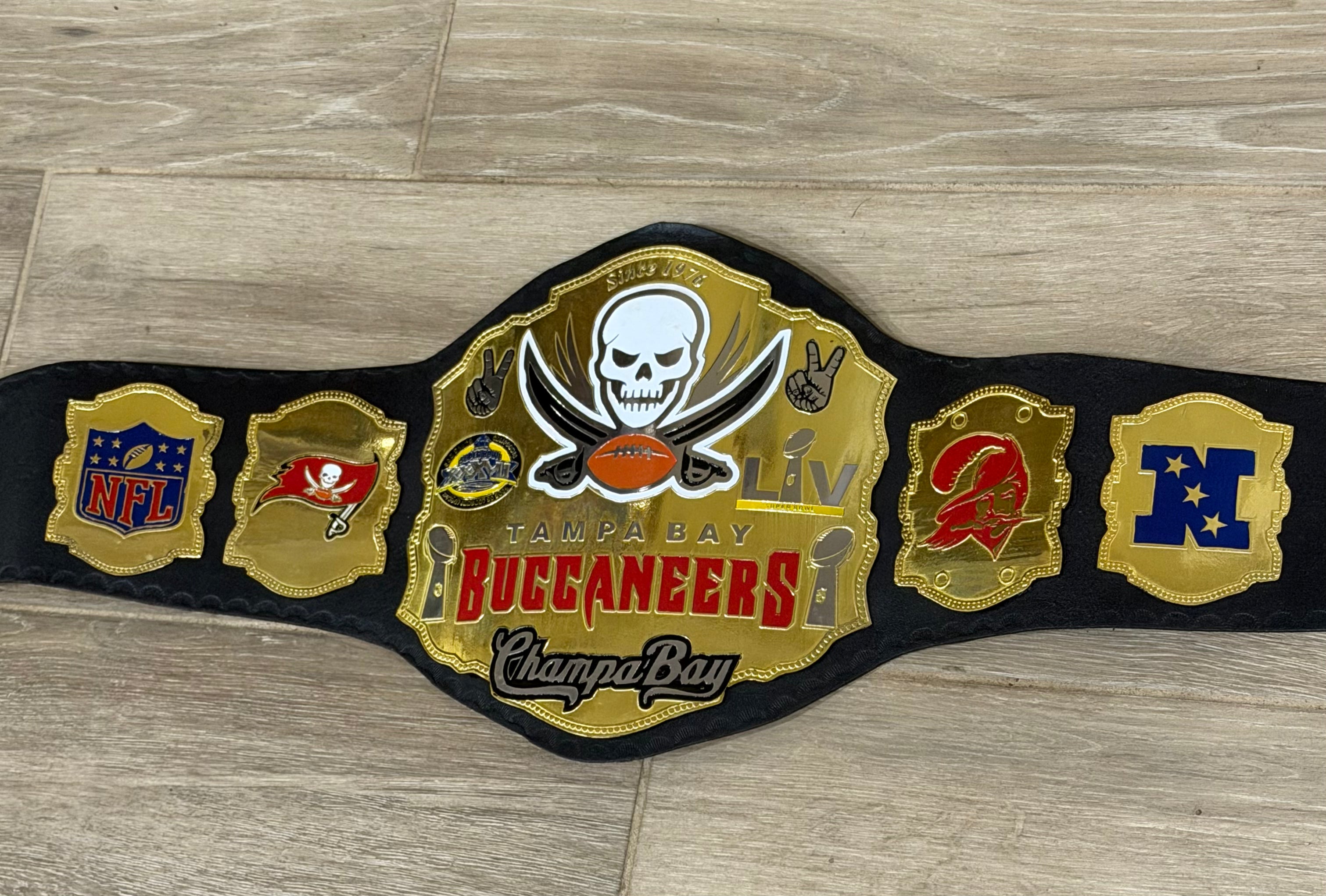 Custom Tampa Bay Wrestling Belt