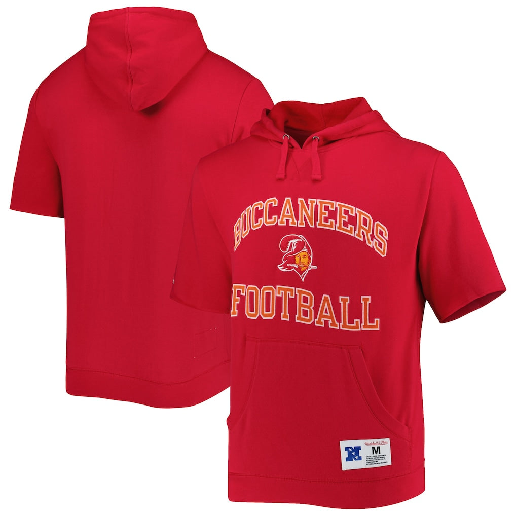 Tampa Bay Buccaneers Mitchell & Ness Cut Off Hoody
