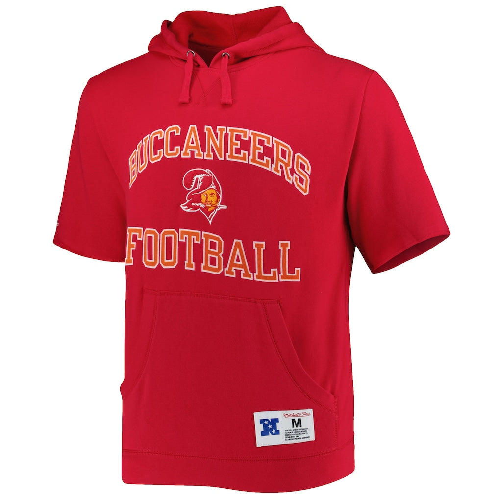 Tampa Bay Buccaneers Mitchell & Ness Cut Off Hoody
