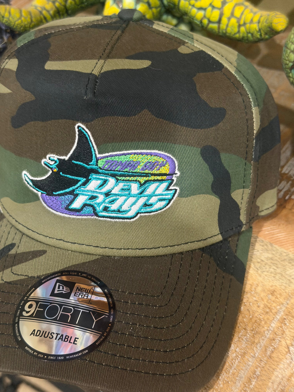 Tampa Bay Rays New Era 9Forty Camo Snapback Hat