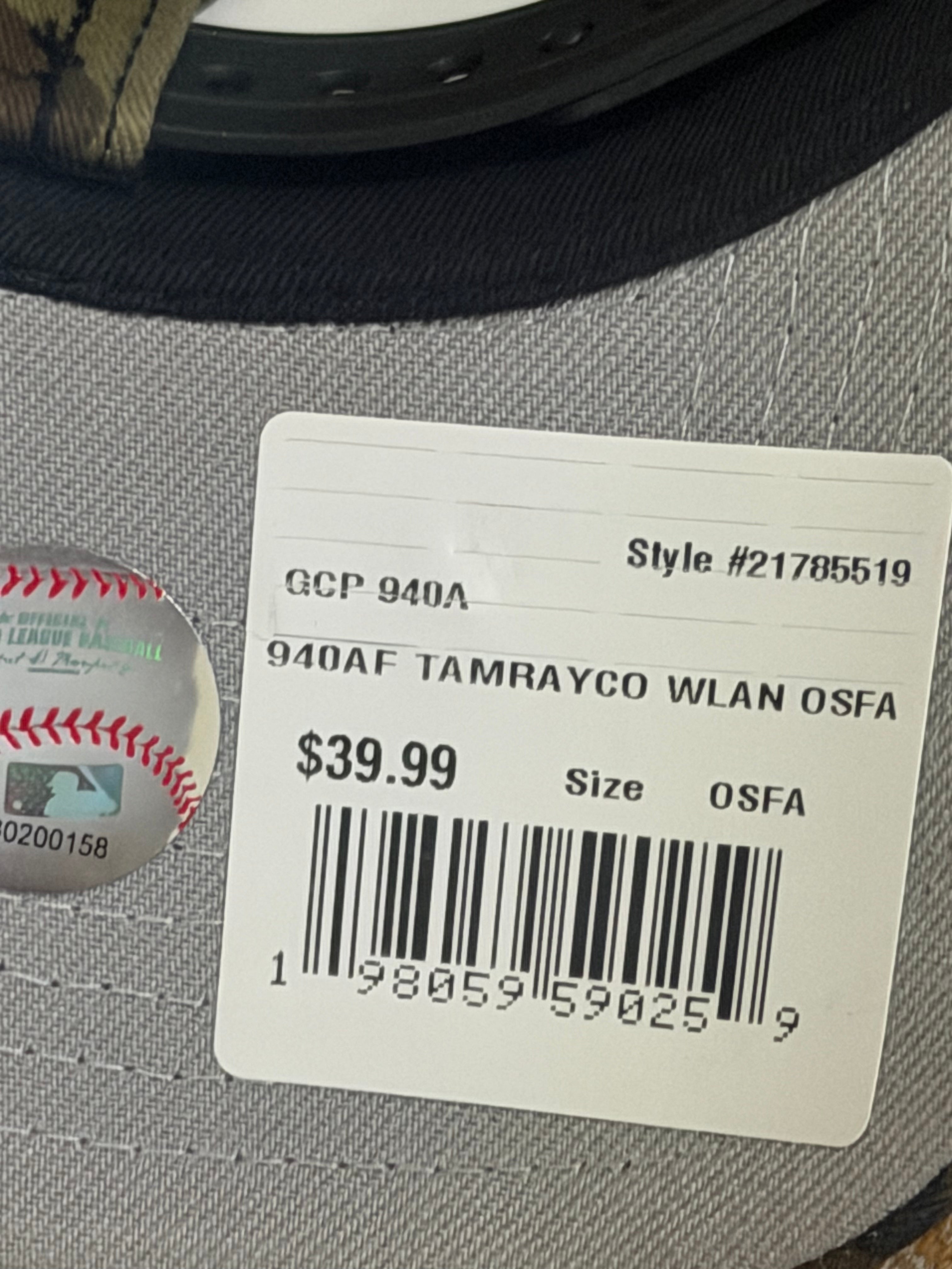 Tampa Bay Rays New Era 9Forty Camo Snapback Hat