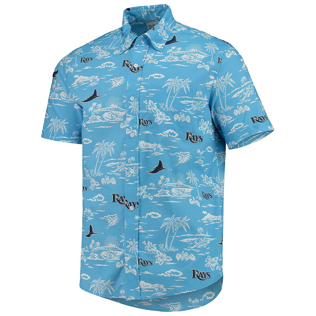 Mens Tampa Bay Rays Reyn Spooner Button Down Performance Shirt XL