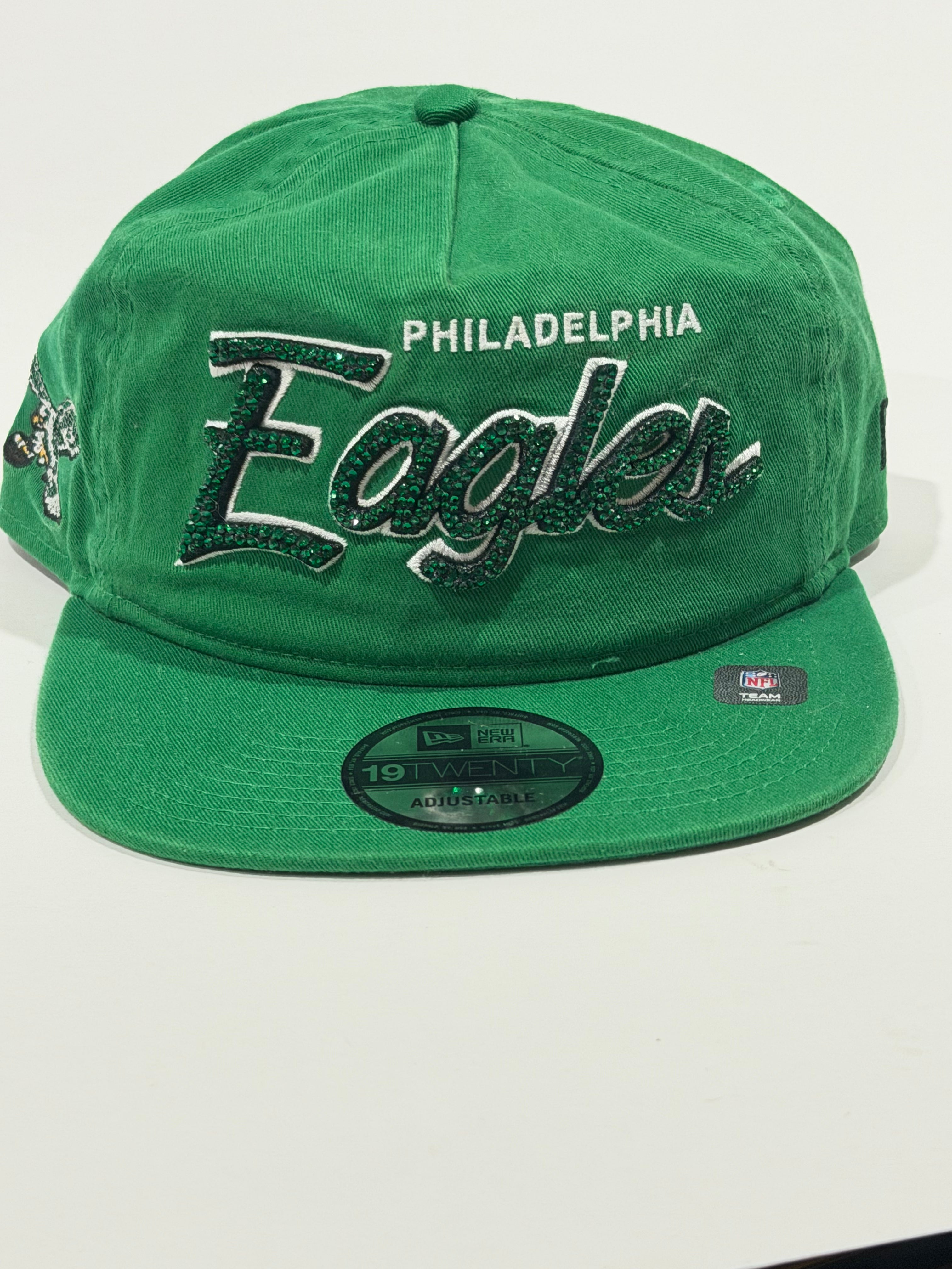 Philadelphia Eagles New Era 19Twenty Custom Rhinestone Hat