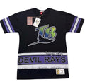 Tampa Bay Rays Mitchell & Ness Devil Rays Big Logo Mens T-shirt