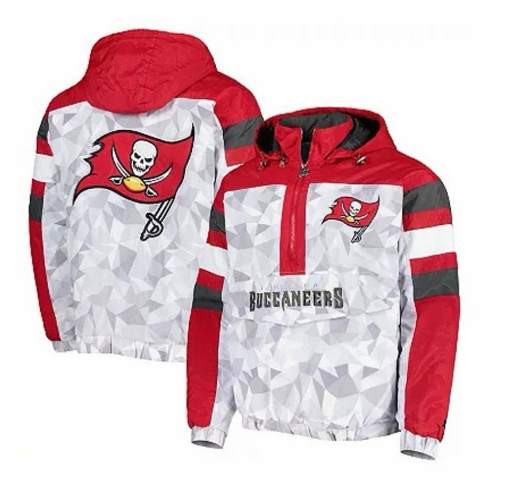 Tampa Bay Buccaneers Gridiron Starter Pullover Jacket Mens XL