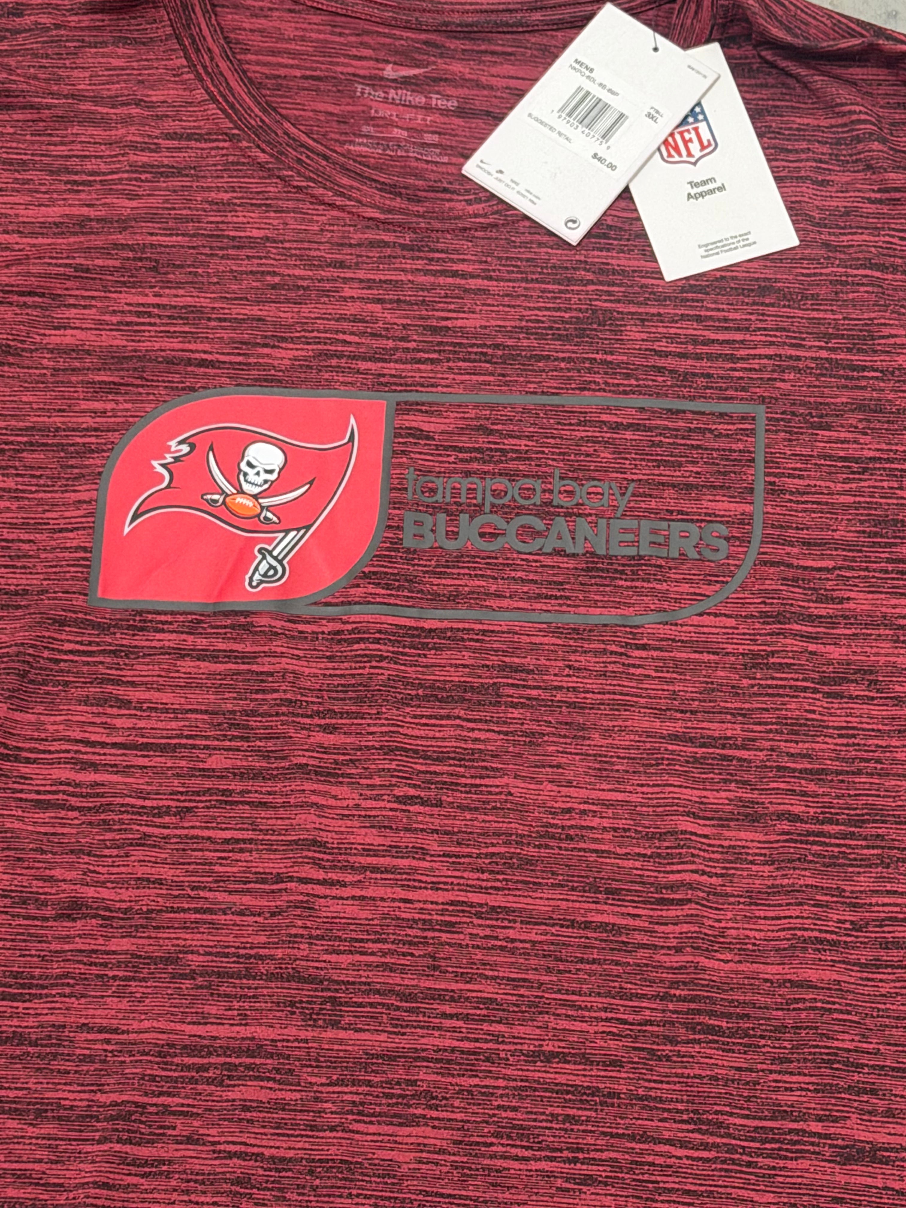 Tampa Bay Buccaneers Nike Dri - Fit Mens 3X T-shirt