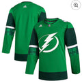 Tampa Bay Lightning Saint Patricks Day Limited Edition Adidas Jersey