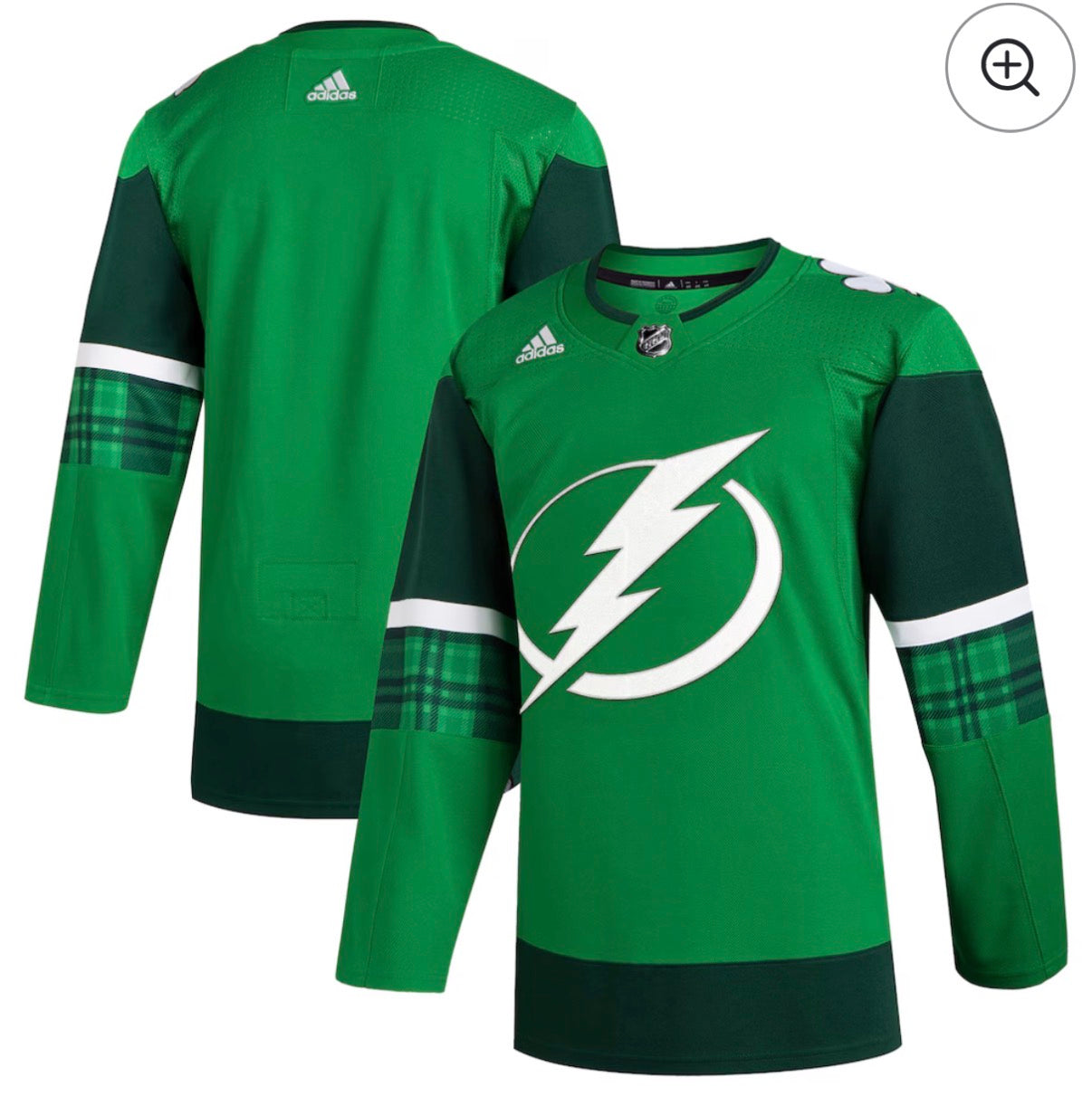 Tampa Bay Lightning Saint Patricks Day Limited Edition Adidas Jersey