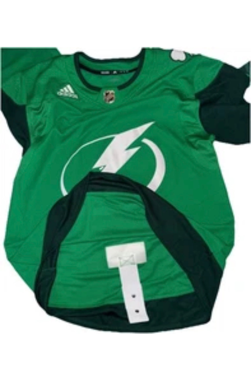 Tampa Bay Lightning Saint Patricks Day Limited Edition Adidas Jersey