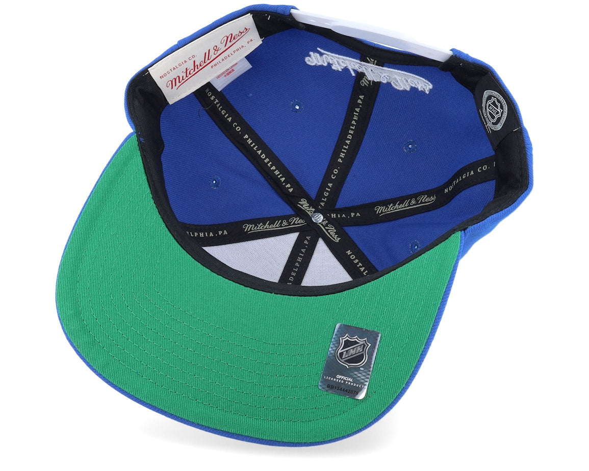 Tampa Bay Lightning Mitchell & Ness Script Logo Snapback Hat