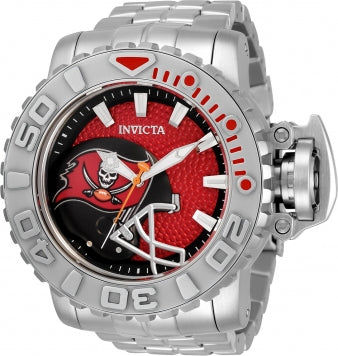 Tampa Bay Buccaneers Invicta Watch Automatic 52mm Model #33041