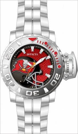 Tampa Bay Buccaneers Invicta Watch Automatic 52mm Model #33041