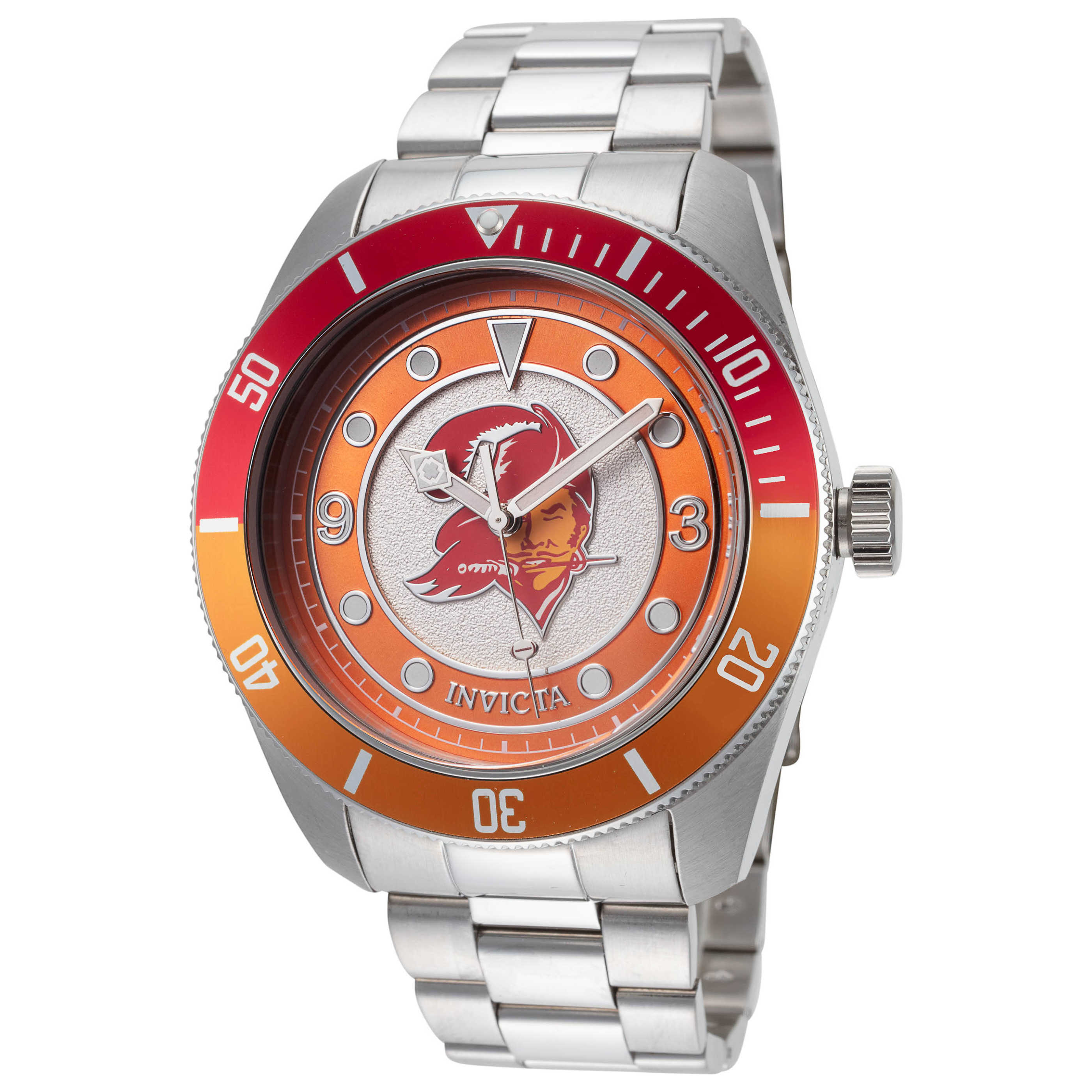 Tampa Bay Buccaneers Invicta #3728 Throwback Logo Watch