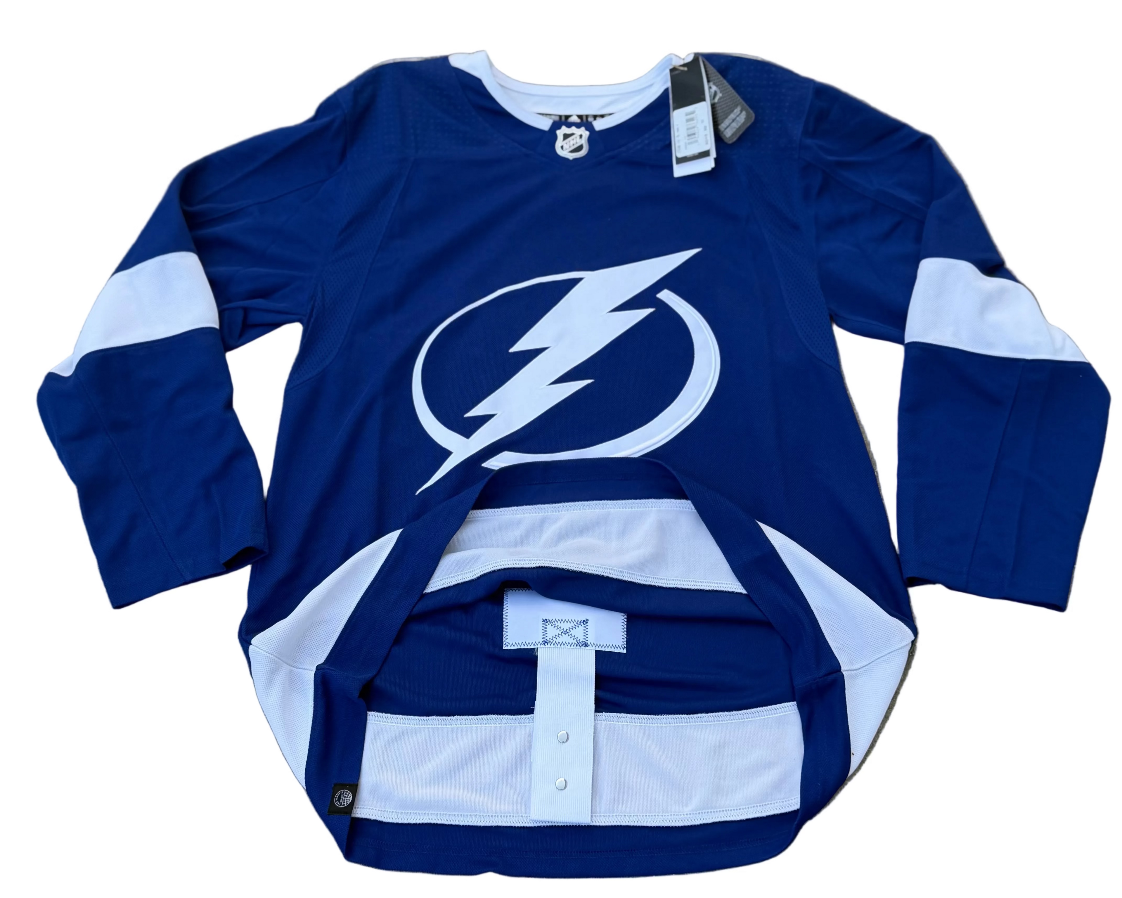 Tampa Bay Lightning Adidas Home Blank Jersey size 50 Large