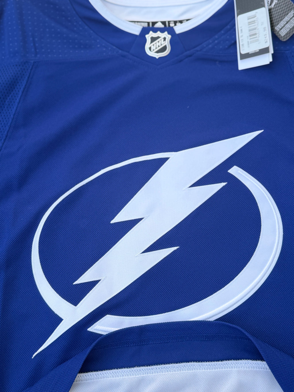 Tampa Bay Lightning Adidas Home Blank Jersey size 50 Large