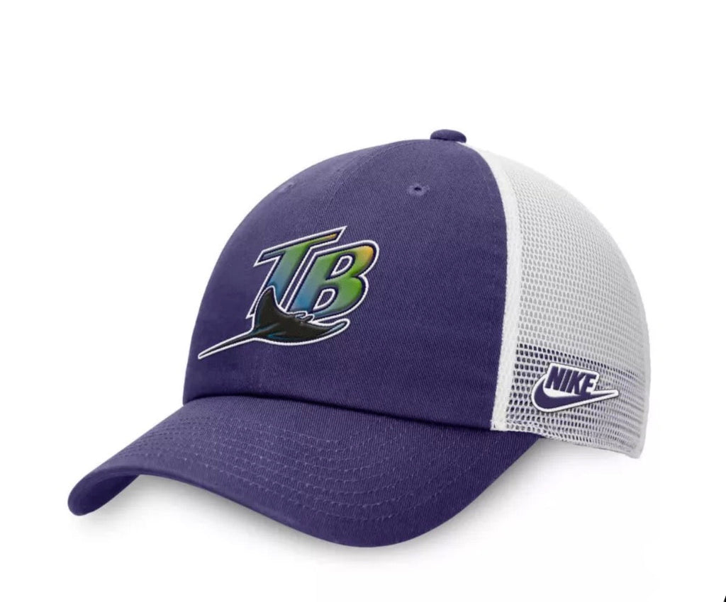 Tampa Bay Rays Nike Throwback Meshback Hat