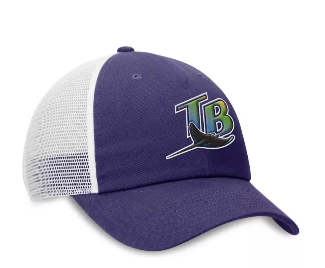 Tampa Bay Rays Nike Throwback Meshback Hat
