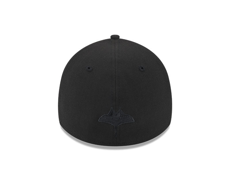 Tampa Bay Rays Black Out City Connect New Era 39Thirty Hat