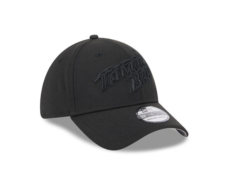 Tampa Bay Rays New Era 39Thirty Flex Hat City Connect Blackout