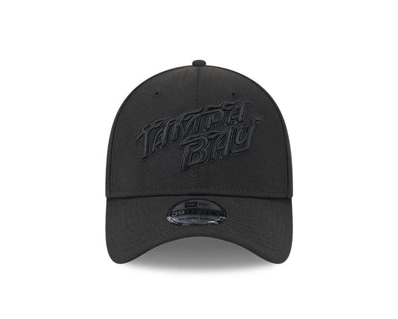 Tampa Bay Rays New Era 39Thirty Flex Hat City Connect Blackout