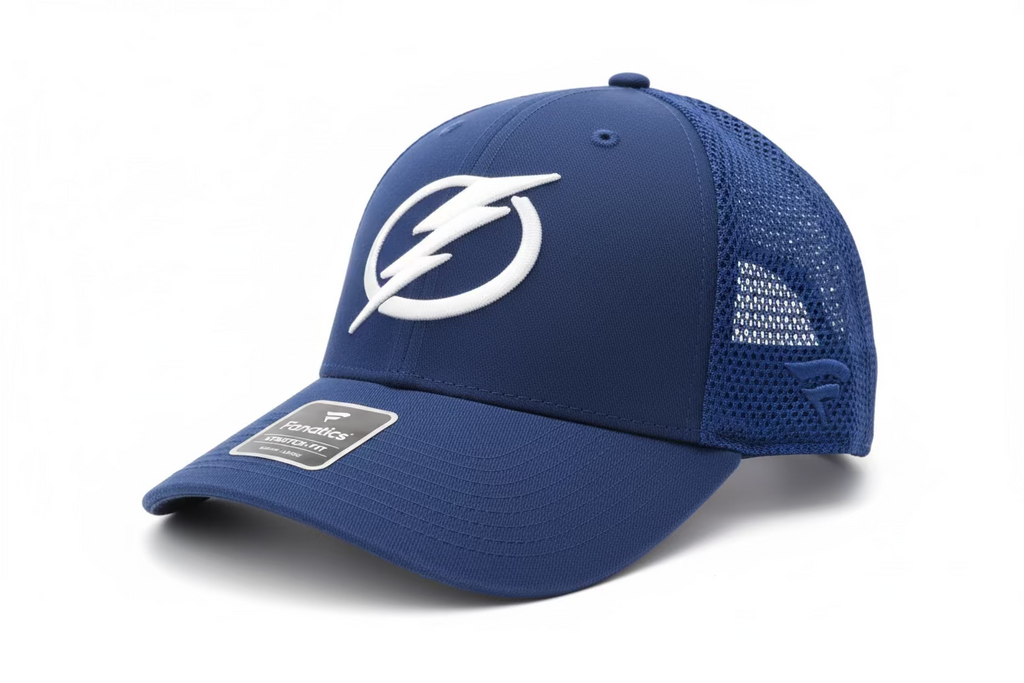 Tampa Bay Lightning Fanatics Stretch - Fit Meshback Hat