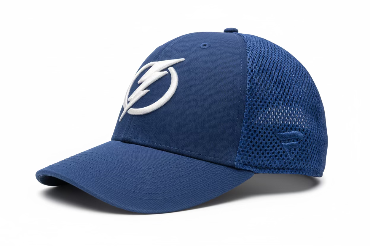 Tampa Bay Lightning Fanatics Stretch - Fit Meshback Hat