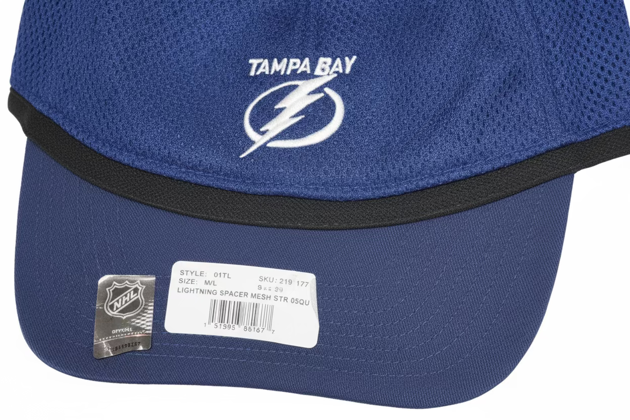 Tampa Bay Lightning Fanatics Stretch - Fit Meshback Hat