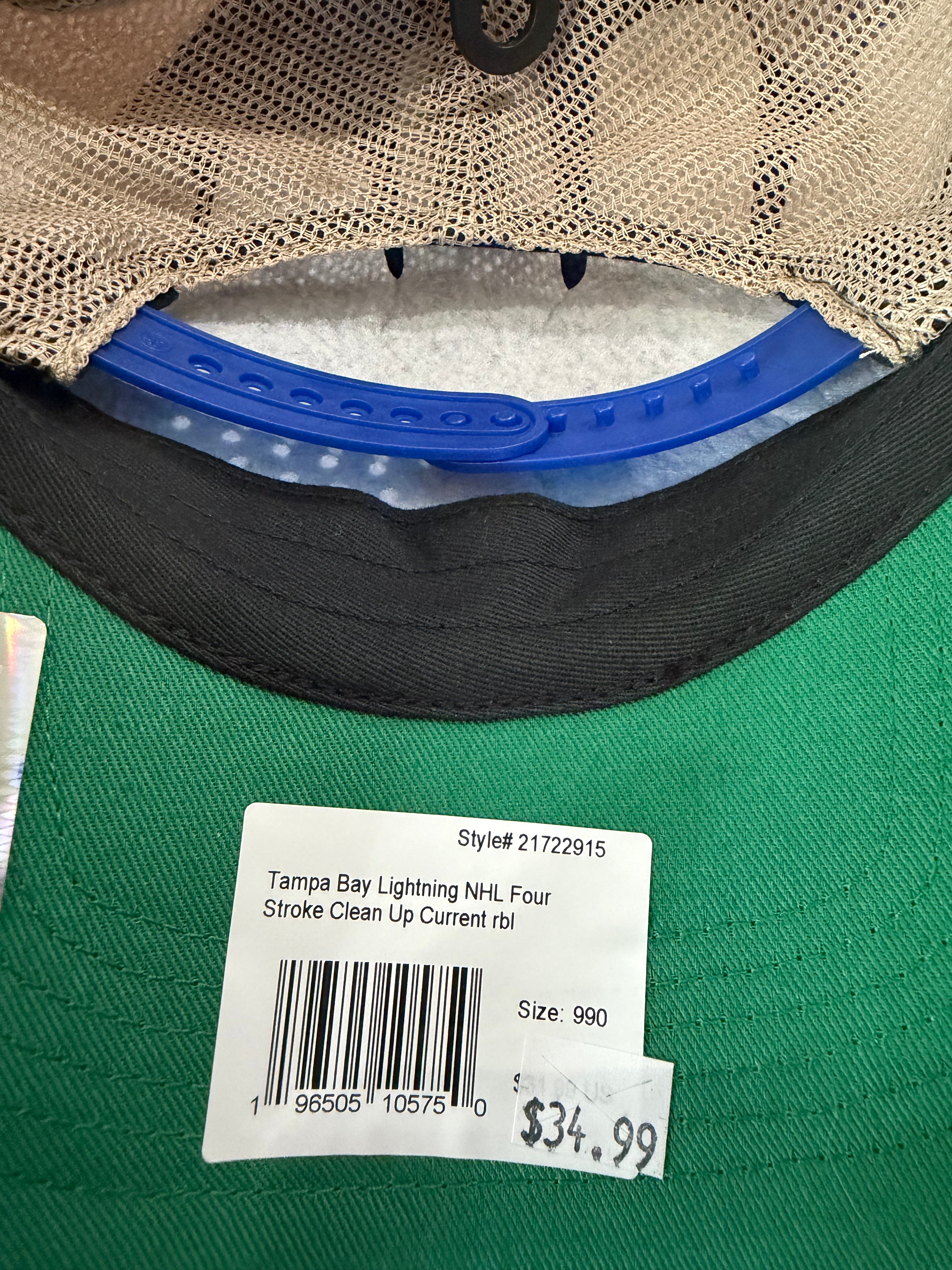 Tampa Bay Lightning 47' Clean Up Adjustable Meshback Patch Hat