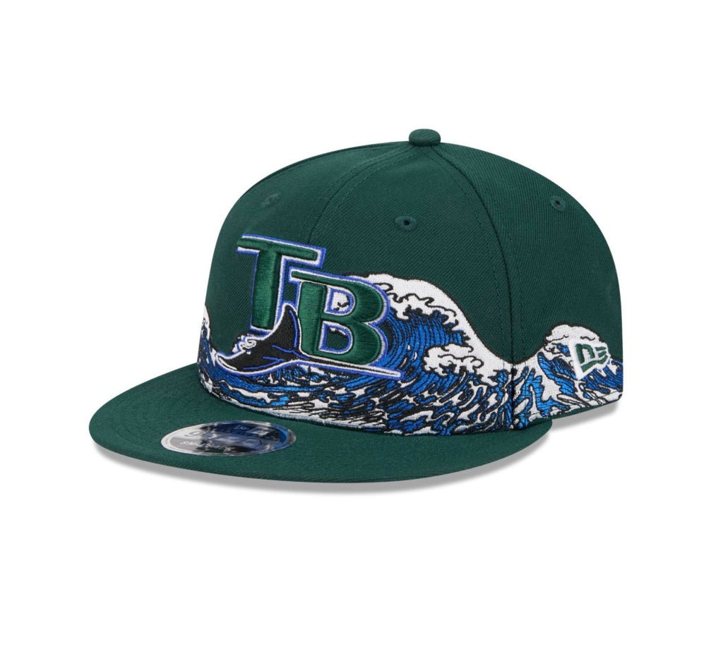 Tampa Bay Rays New Era Retro Crown New Era 9FIFTY Tidal Flow Snapback Hat
