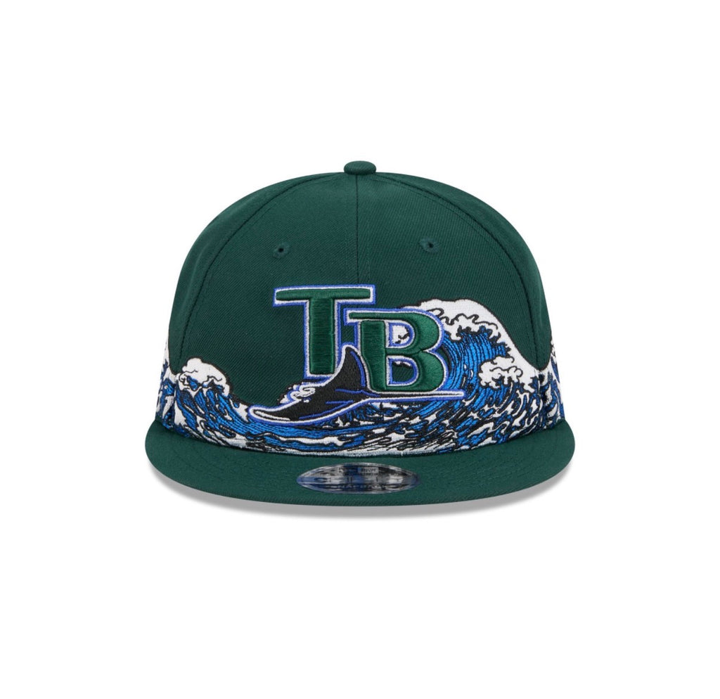Tampa Bay Rays New Era Retro Crown New Era 9FIFTY Tidal Flow Snapback Hat