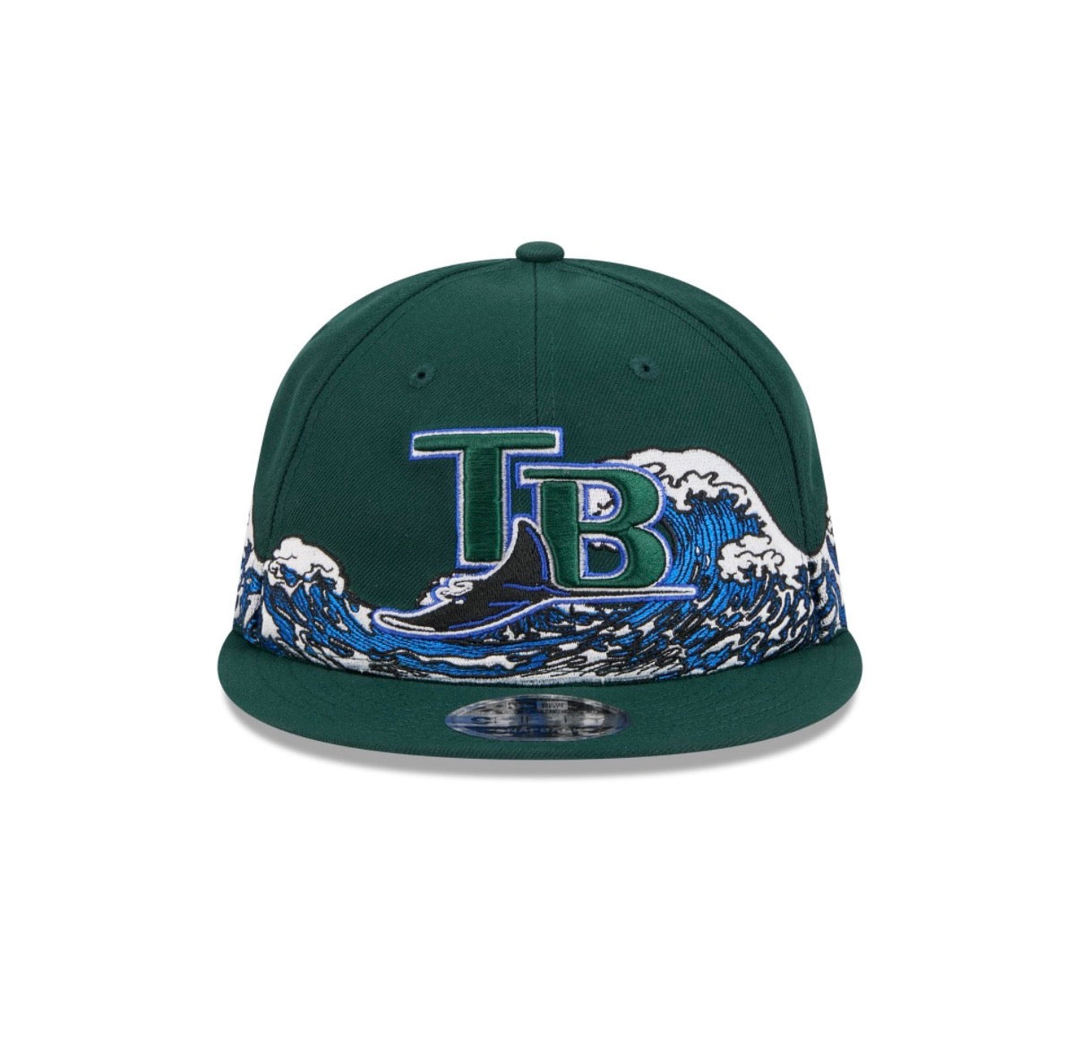 Tampa Bay Rays New Era Retro Crown New Era 9FIFTY Tidal Flow Snapback Hat