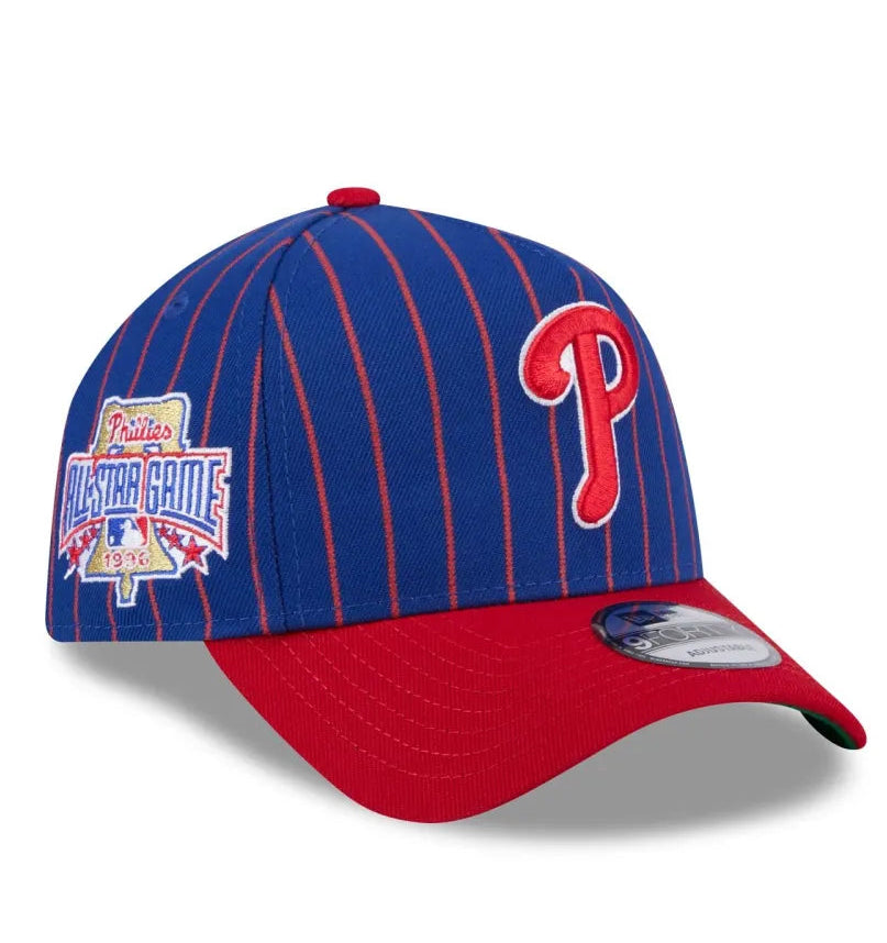 Philadelphia Phillies New Era 9Forty Pinstriped Adjustable Hat 1996 All Star Patch