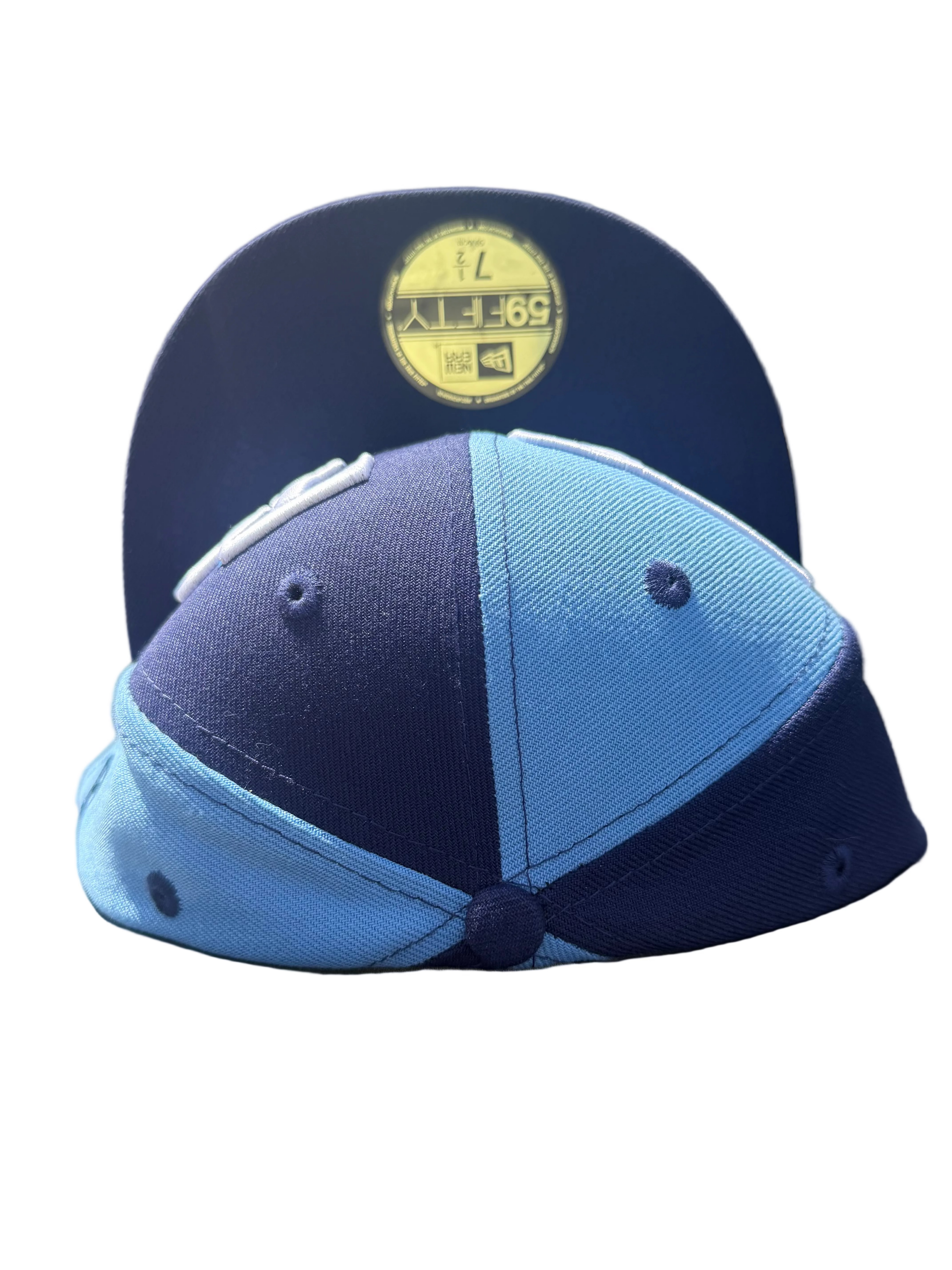 Tampa Bay Rays New Era 59Fifty Logo Block Panel Fitted Hat