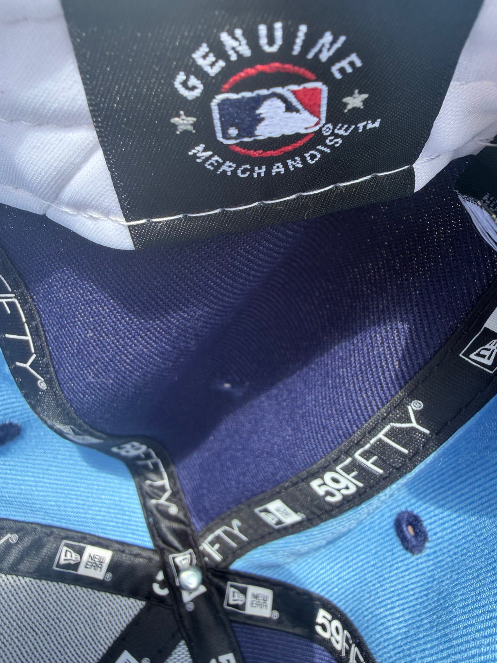 Tampa Bay Rays New Era 59Fifty Logo Block Panel Fitted Hat