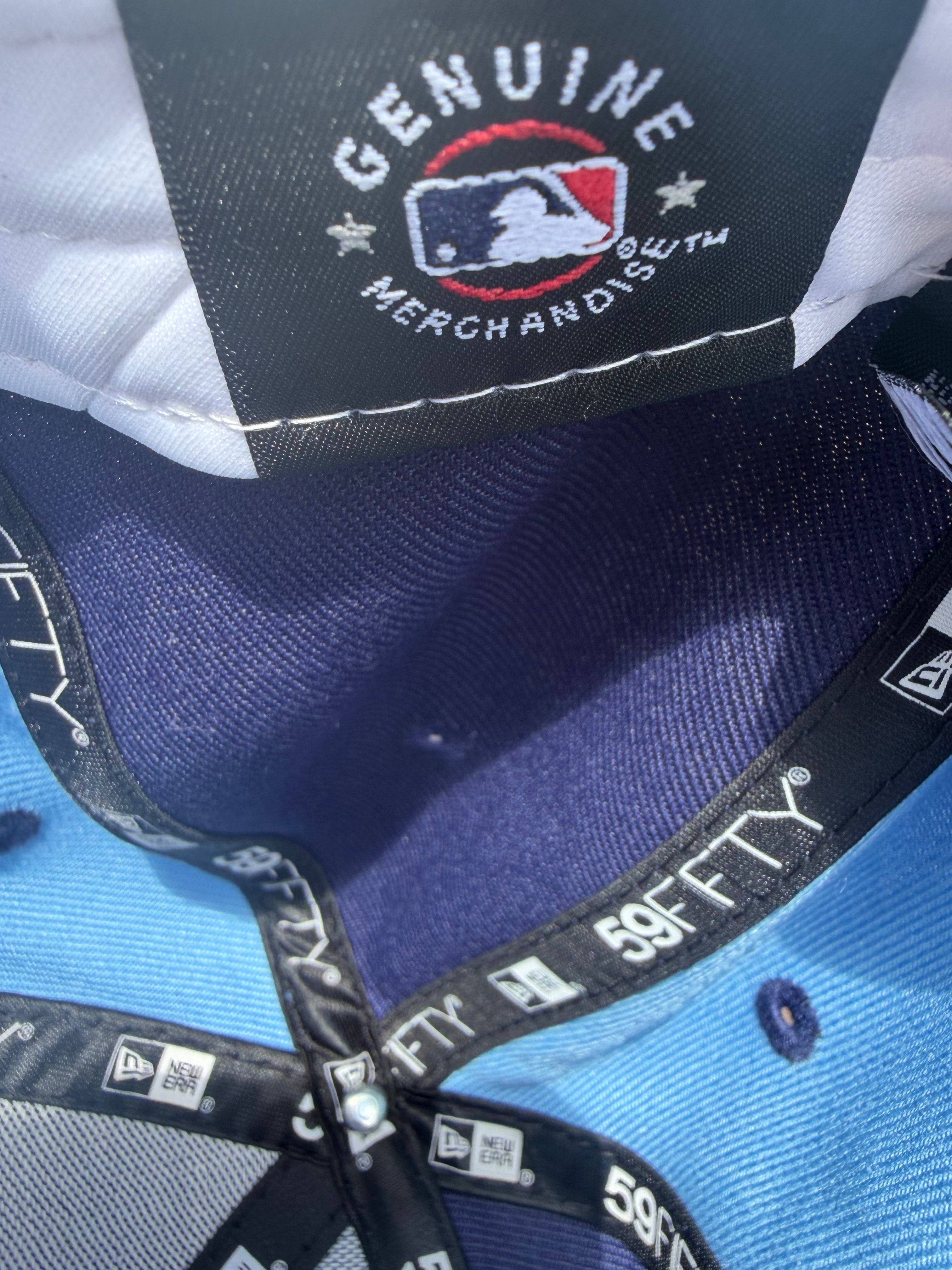 Tampa Bay Rays New Era 59Fifty Logo Block Panel Fitted Hat