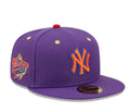 New York Yankees New Era 59Fifty ROYGBIV Fitted Hat 99' Worlds Series Patch
