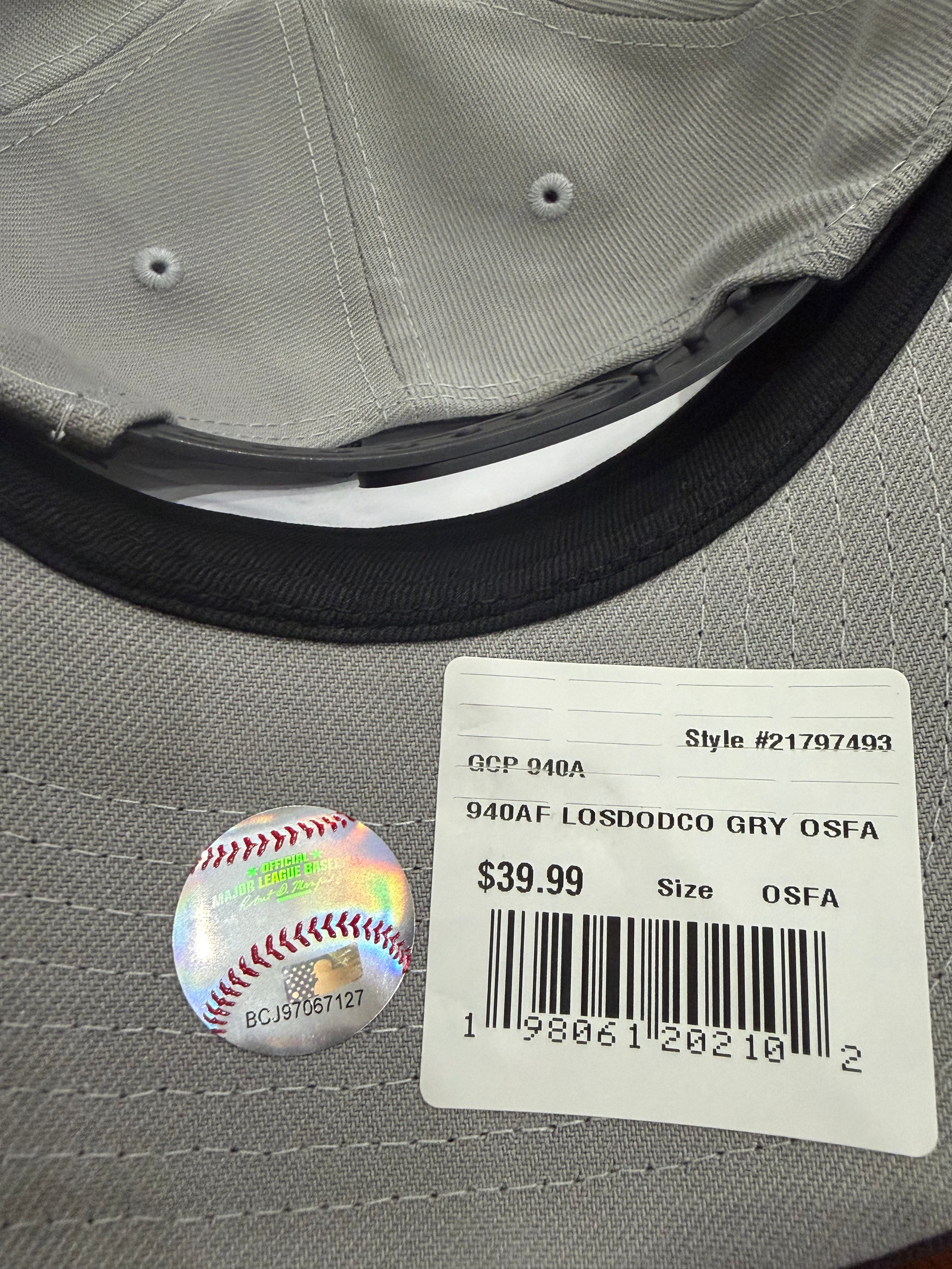 Los Angeles Dodgers New Era 9Forty 60 Year Patch Pink Pack Hat