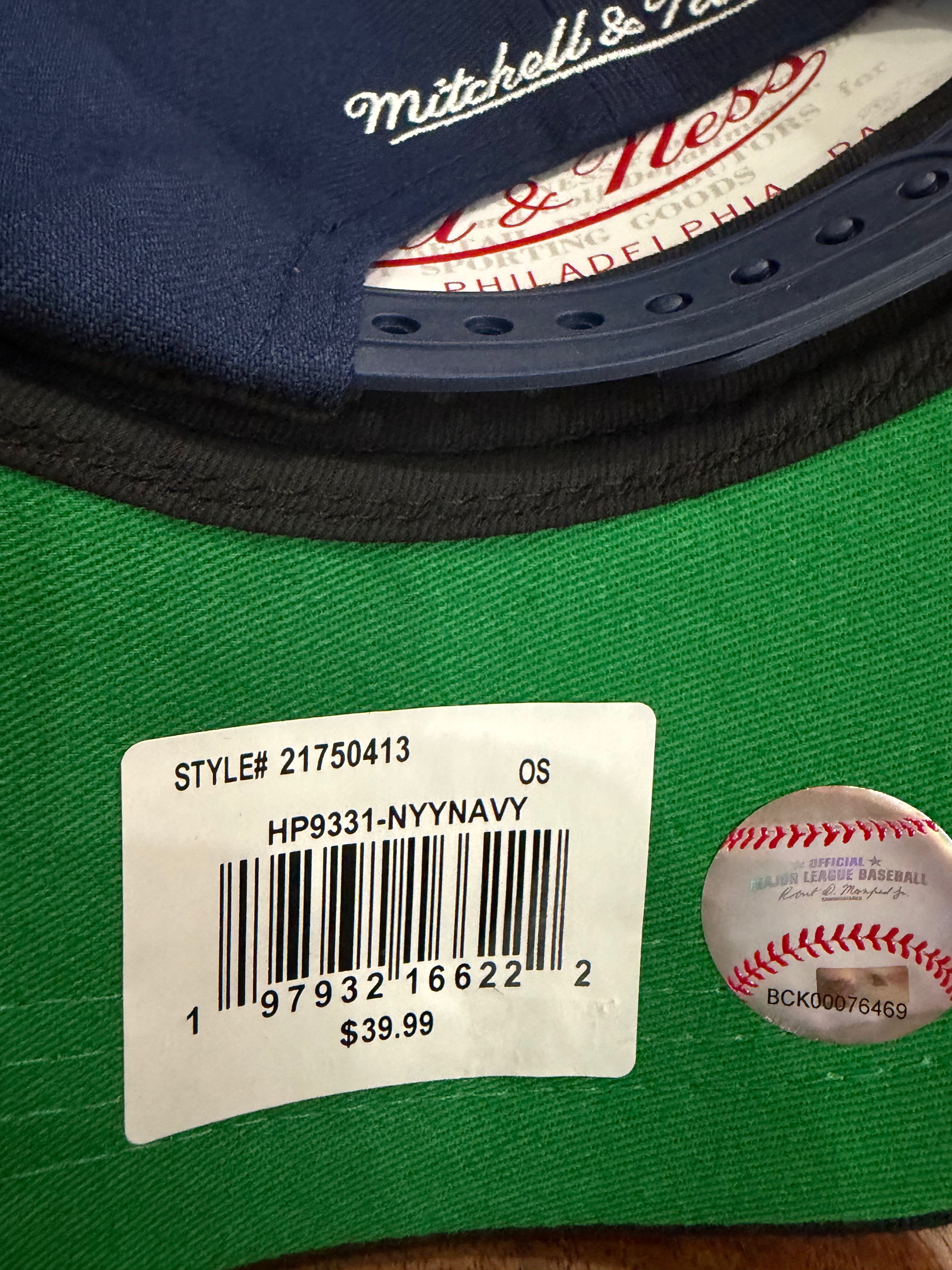 New York Yankees Mitchell & Ness Pro Pinch Adjustable Hat 2000 World Series Patch