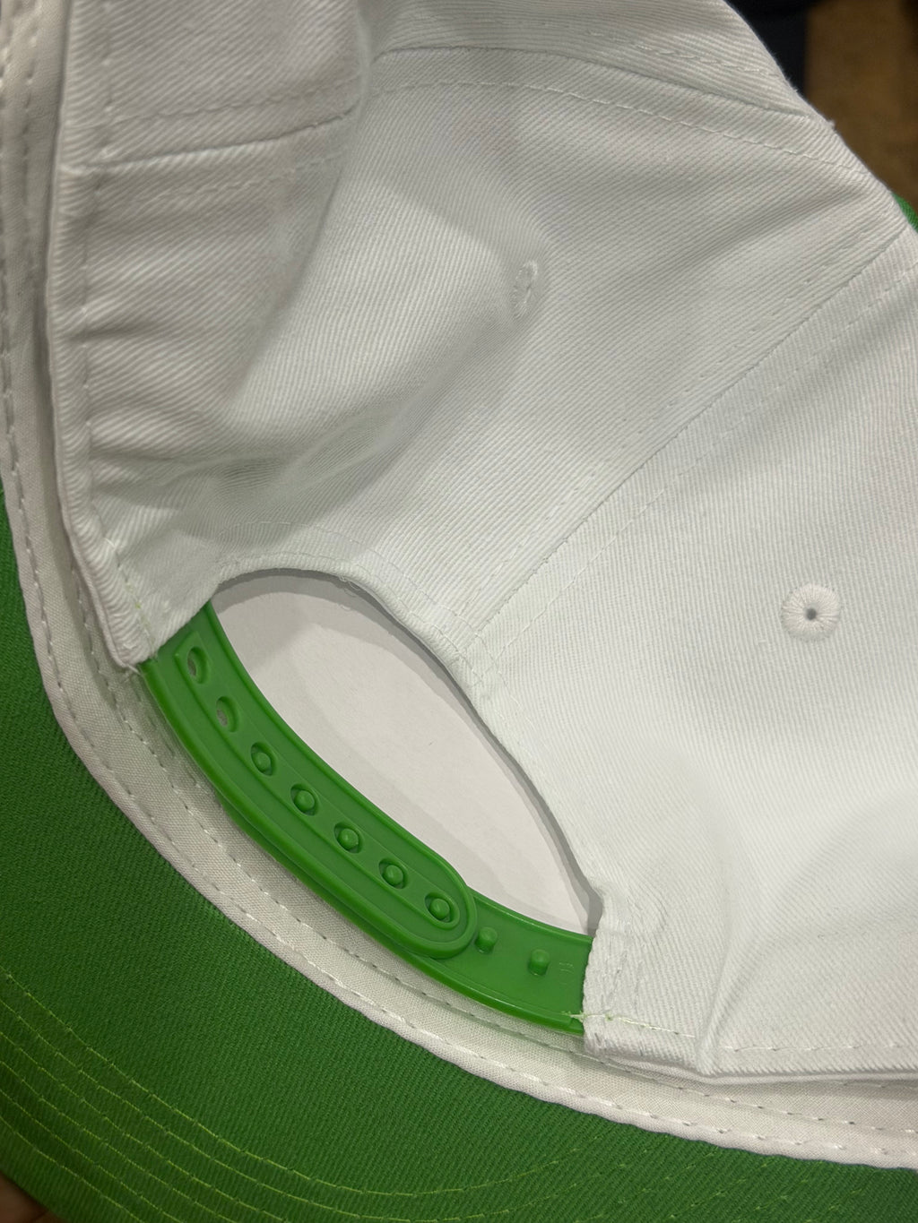 Tampa Bay Rays SGA White & Green Snapback Hat BY Melonwear