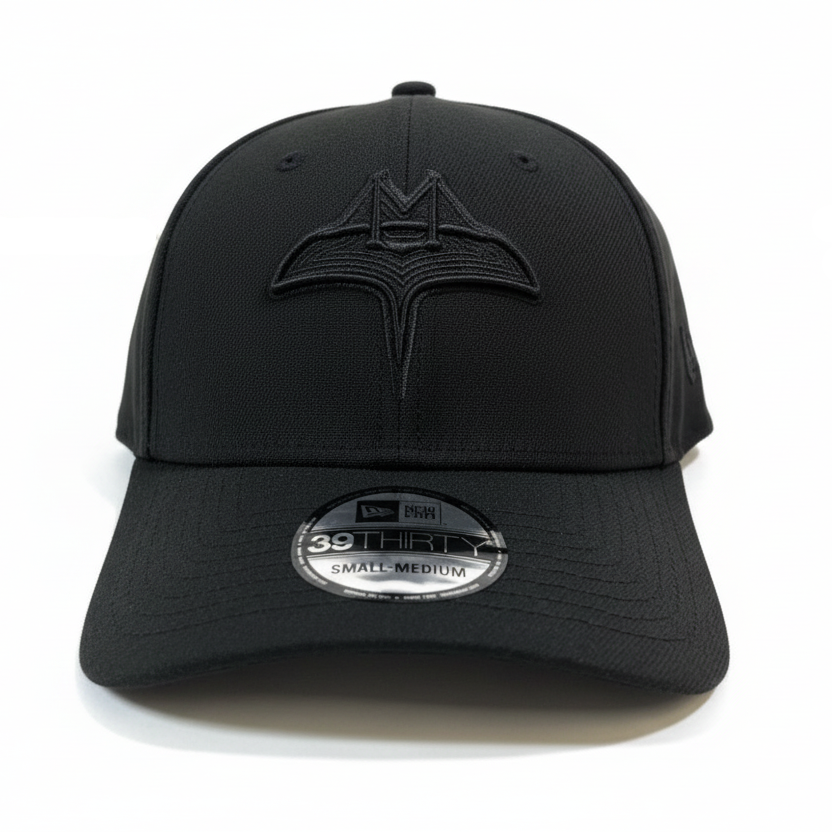 Tampa Bay Rays Sky Ray Blackout City Connect New Era 39Thirty Flex Hat