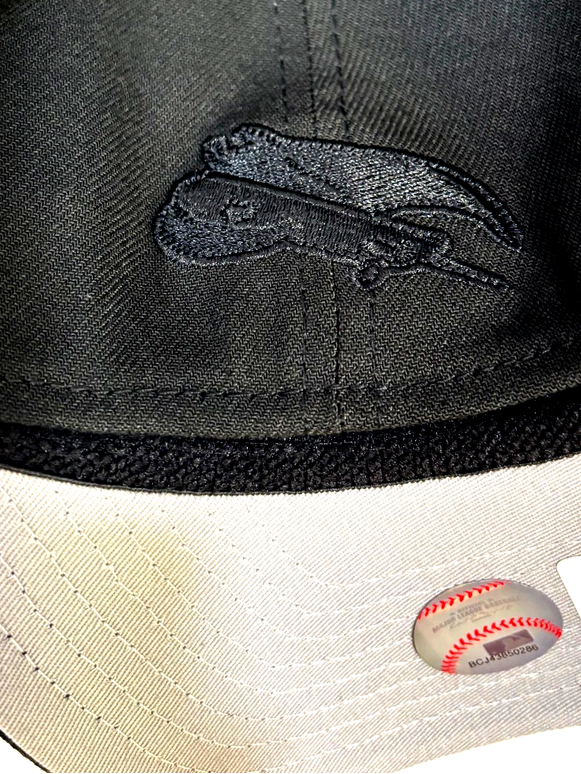 Tampa Bay Rays Sky Ray Blackout City Connect New Era 39Thirty Flex Hat