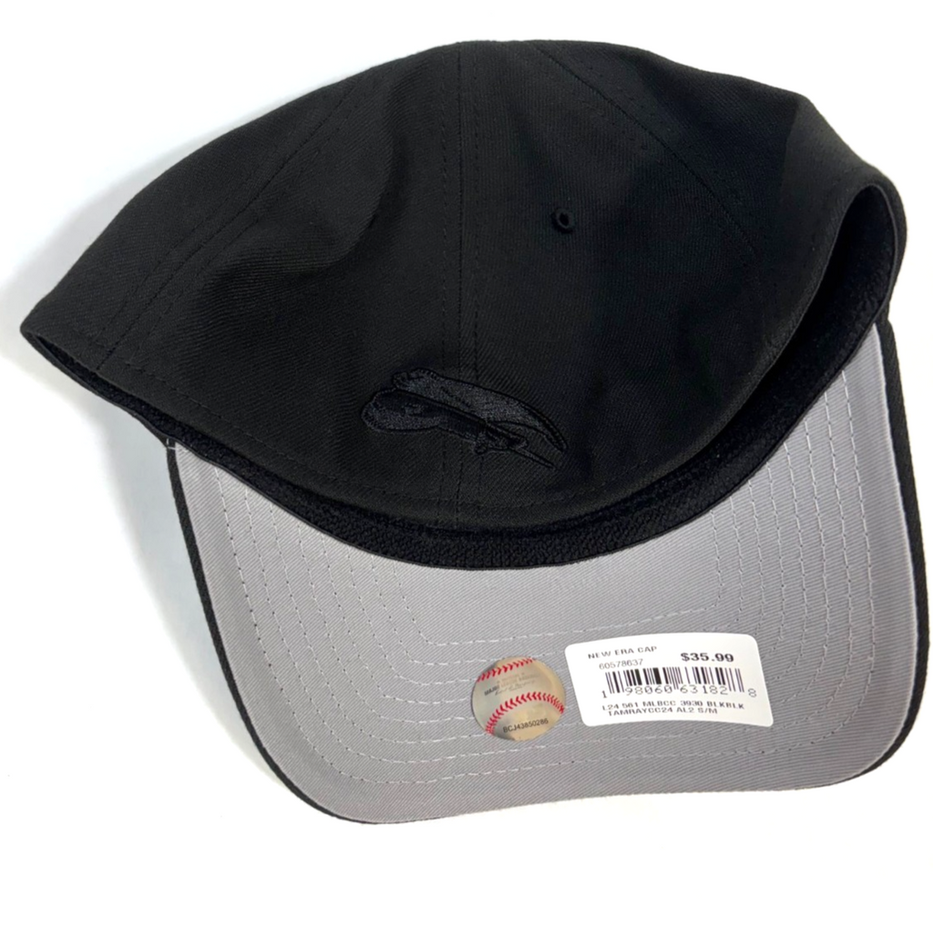 Tampa Bay Rays Sky Ray Blackout City Connect New Era 39Thirty Flex Hat