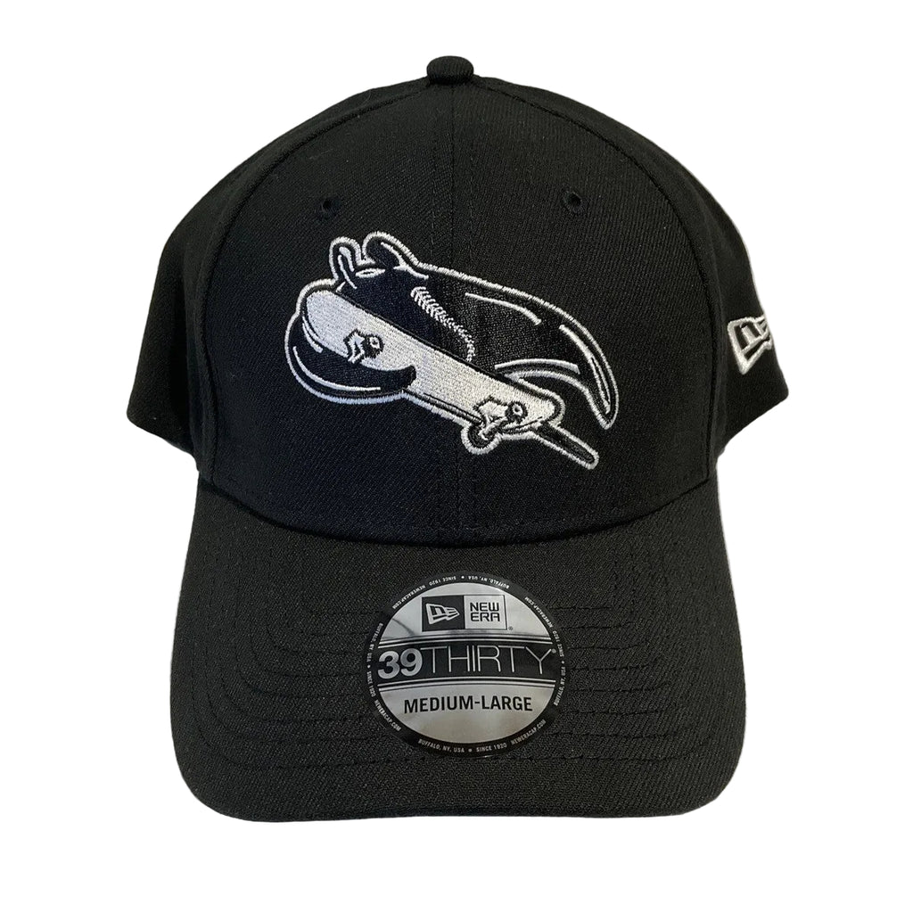 Tampa Bay Rays City Connect Black White New Era 39Thirty Flex Hat