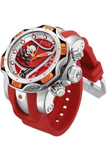 Tampa Bay Buccaneers Invicta #33088 52mm Watch RARE