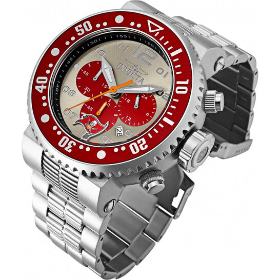 Tampa Bay Buccaneers Invicta #30284 Mens Watch Rare