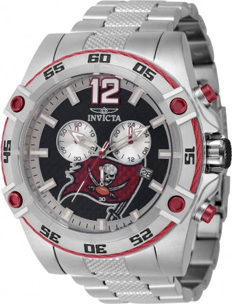 Tampa Bay Buccaneers Invicta #45430 52MM Mens Watch Rare