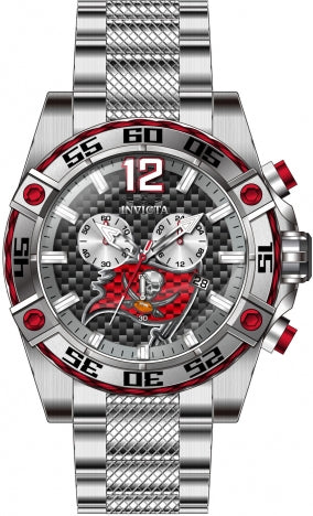 Tampa Bay Buccaneers Invicta #45430 52MM Mens Watch Rare