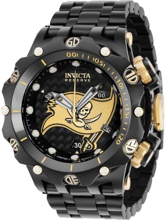 Rare Tampa Bay Buccaneers Invicta #36181 Black Label Watch
